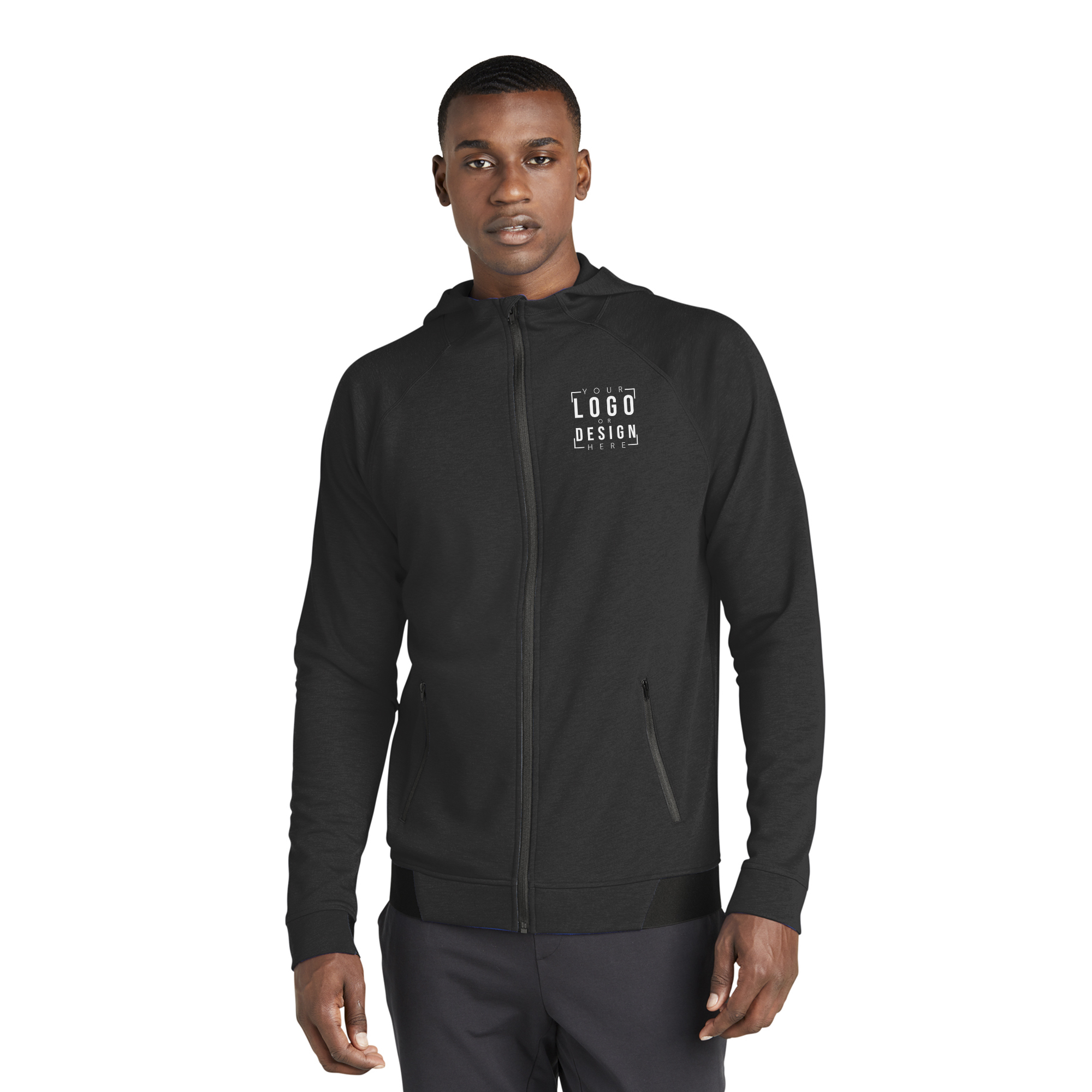 Sport-Tek PosiCharge Strive Hooded Full-Zip