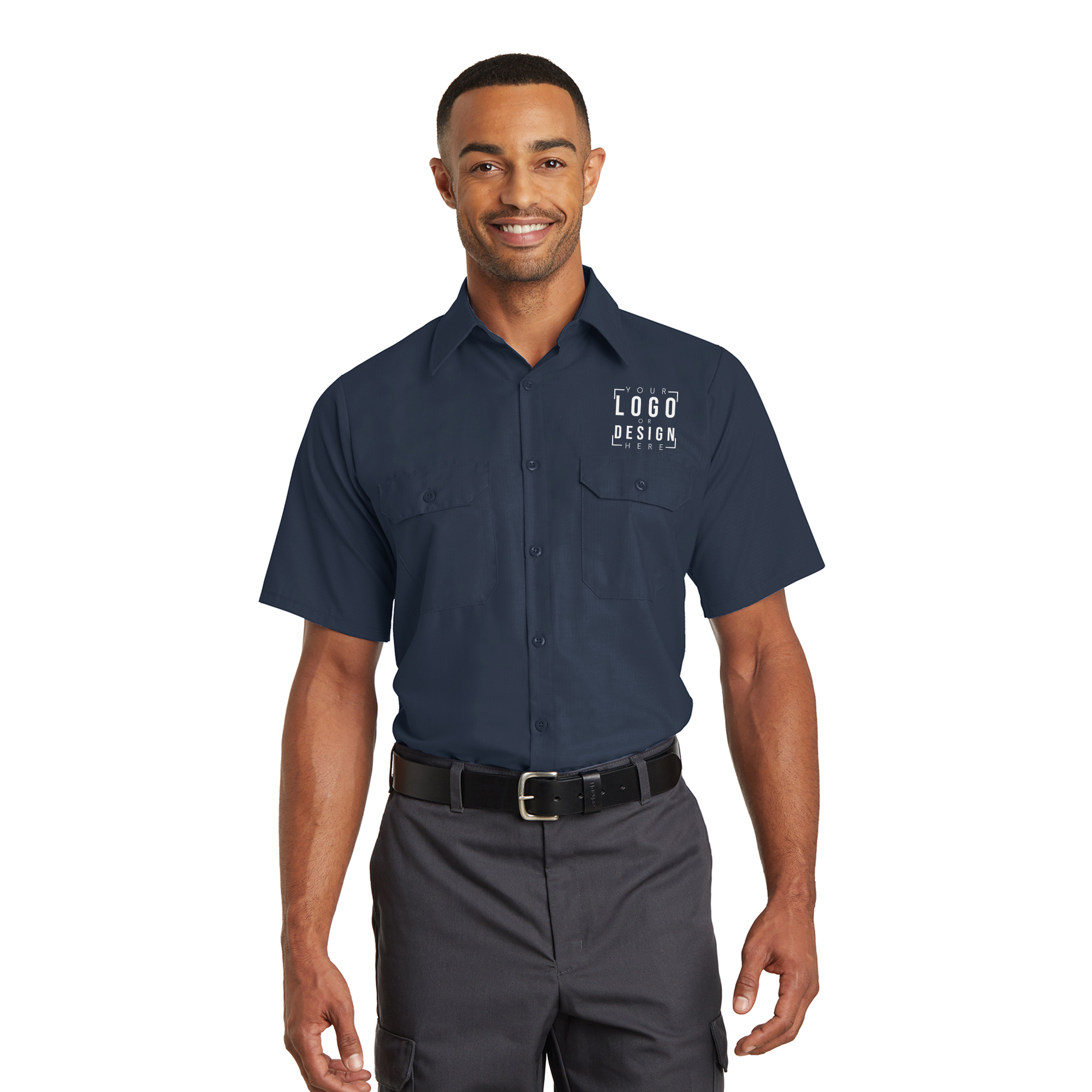 Red Kap Short Sleeve Solid Ripstop Shirt Red Kap Short Sleeve Solid Ripstop Shirt