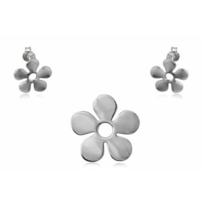 Silver Set-Classic Flower