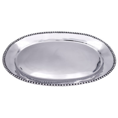 String of Pearls Oval Tray