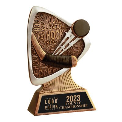 Custom Hockey Triad Trophy