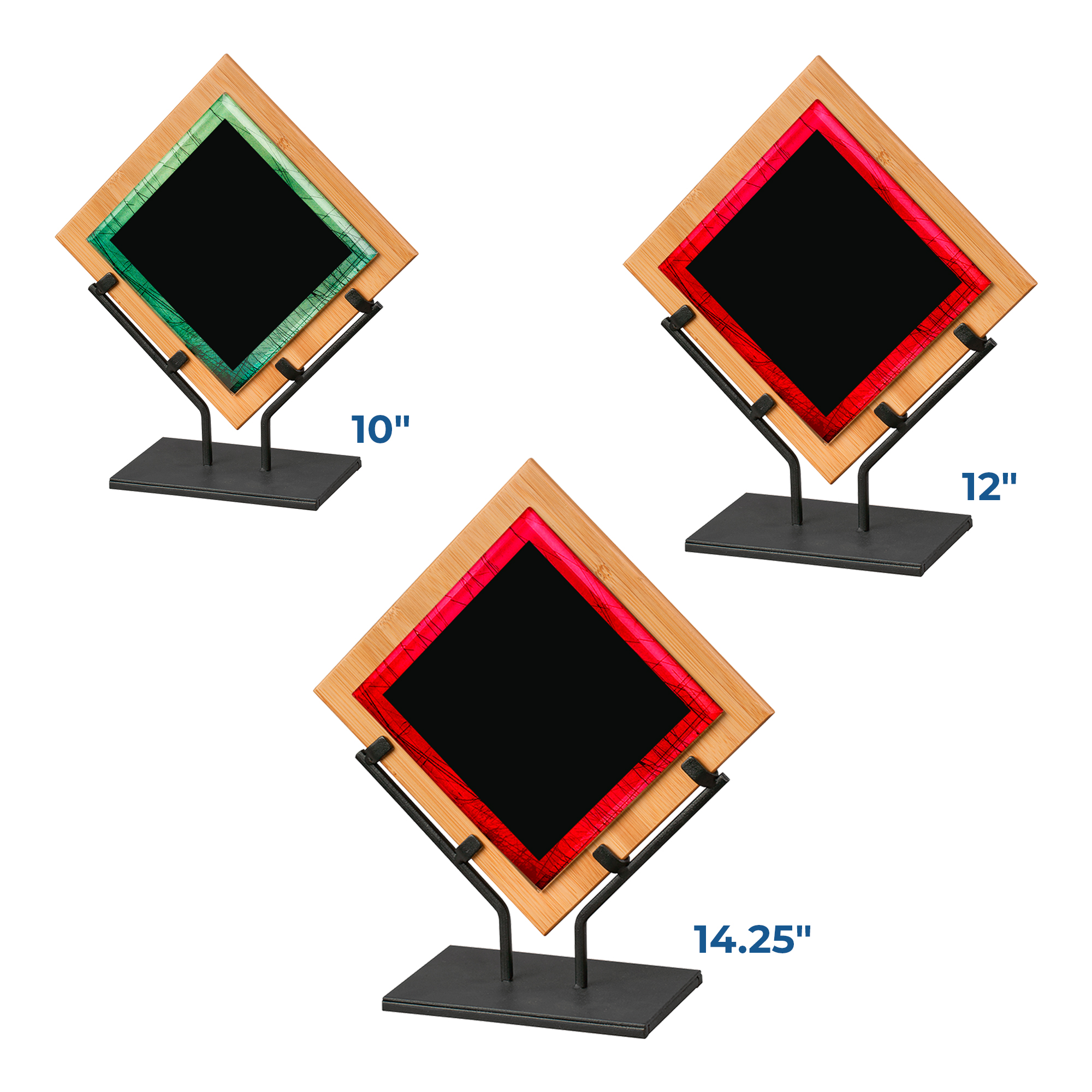 Personalized Bamboo Award with Stand - Image 3