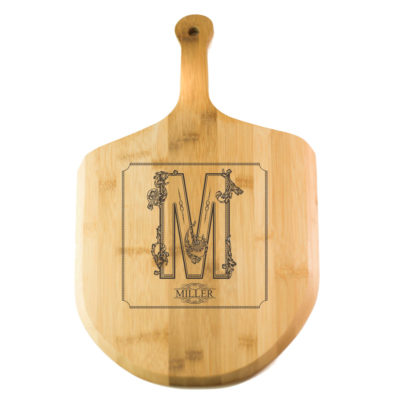 Personalized Pizza Paddle - Vintage Letter
