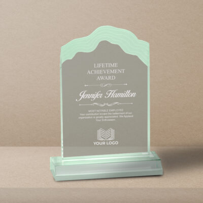 Personalized Topography Edge Acrylic Award