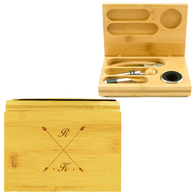 Personalized 4 Piece Wine Tool Set - Crosshair