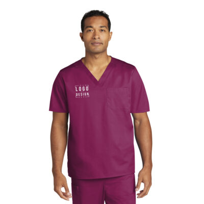 WonderWink Unisex WorkFlex Chest Pocket V-Neck Top