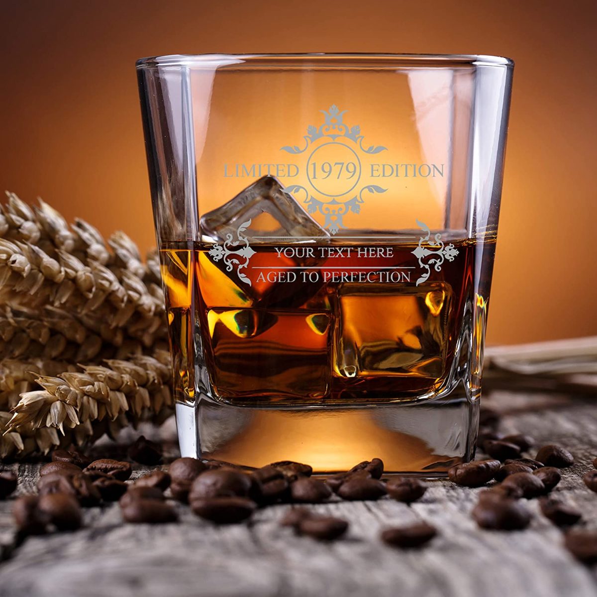 Limited Edition Shaped Personalized Decanter Set - Image 2
