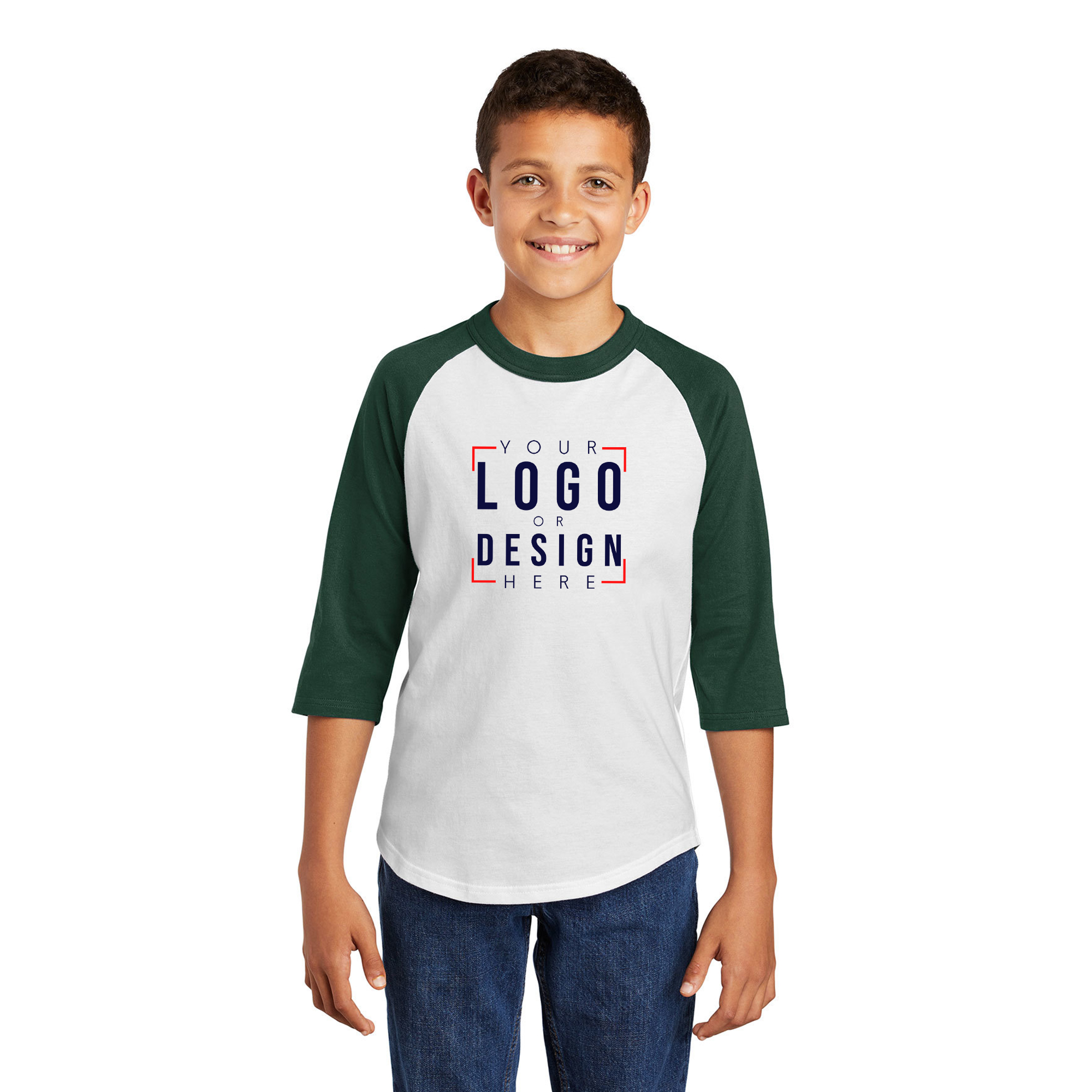 Sport-Tek Youth Colorblock Raglan Jersey Sport-Tek Youth Colorblock Raglan Jersey