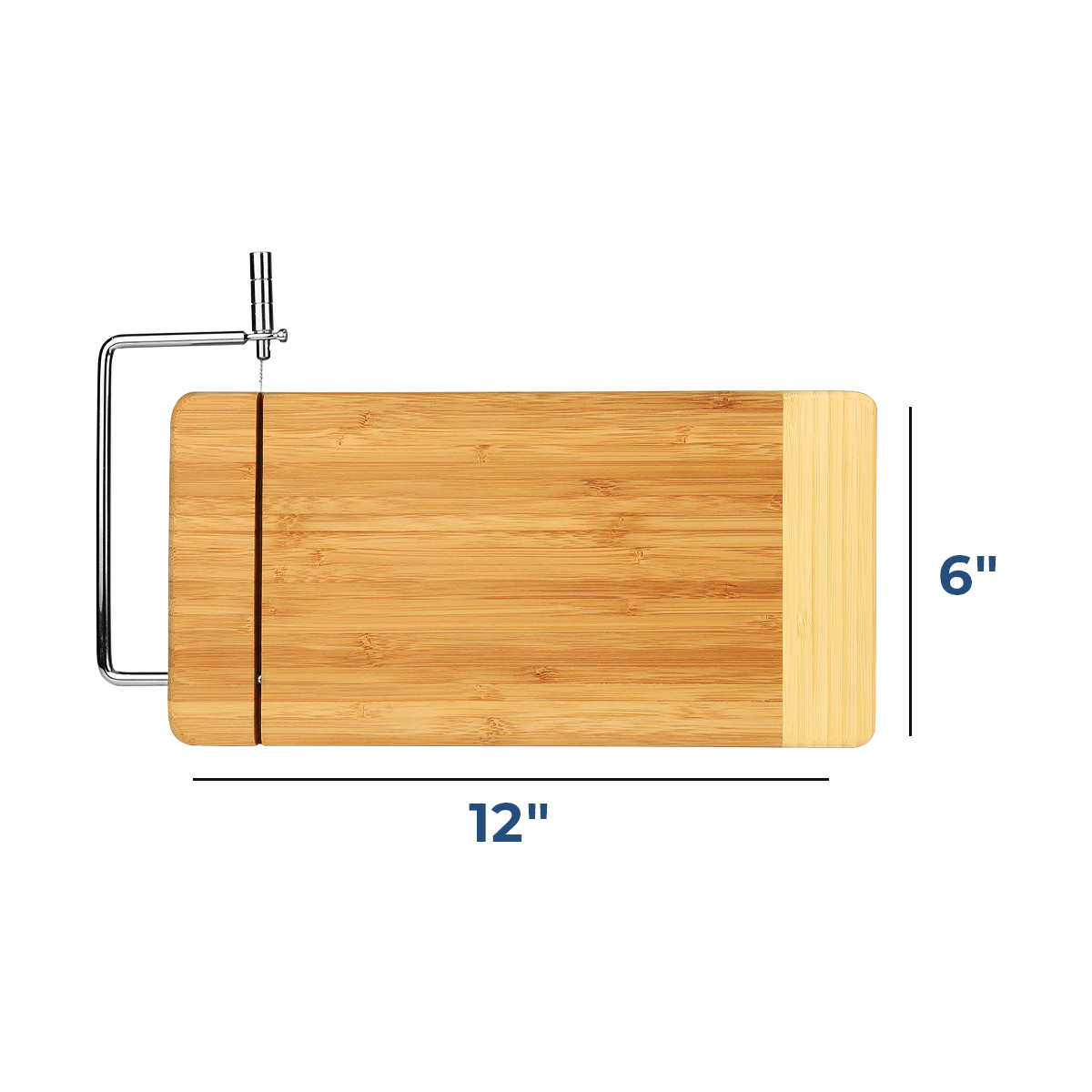 Personalized Laurel Cheese Board with Slicer - Image 2