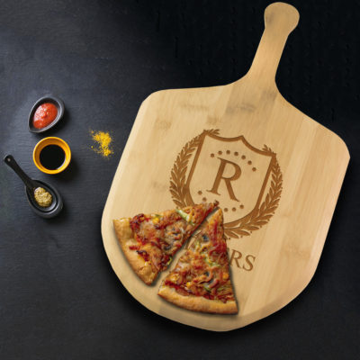 Personalized ShieldStar Bamboo Pizza Paddle