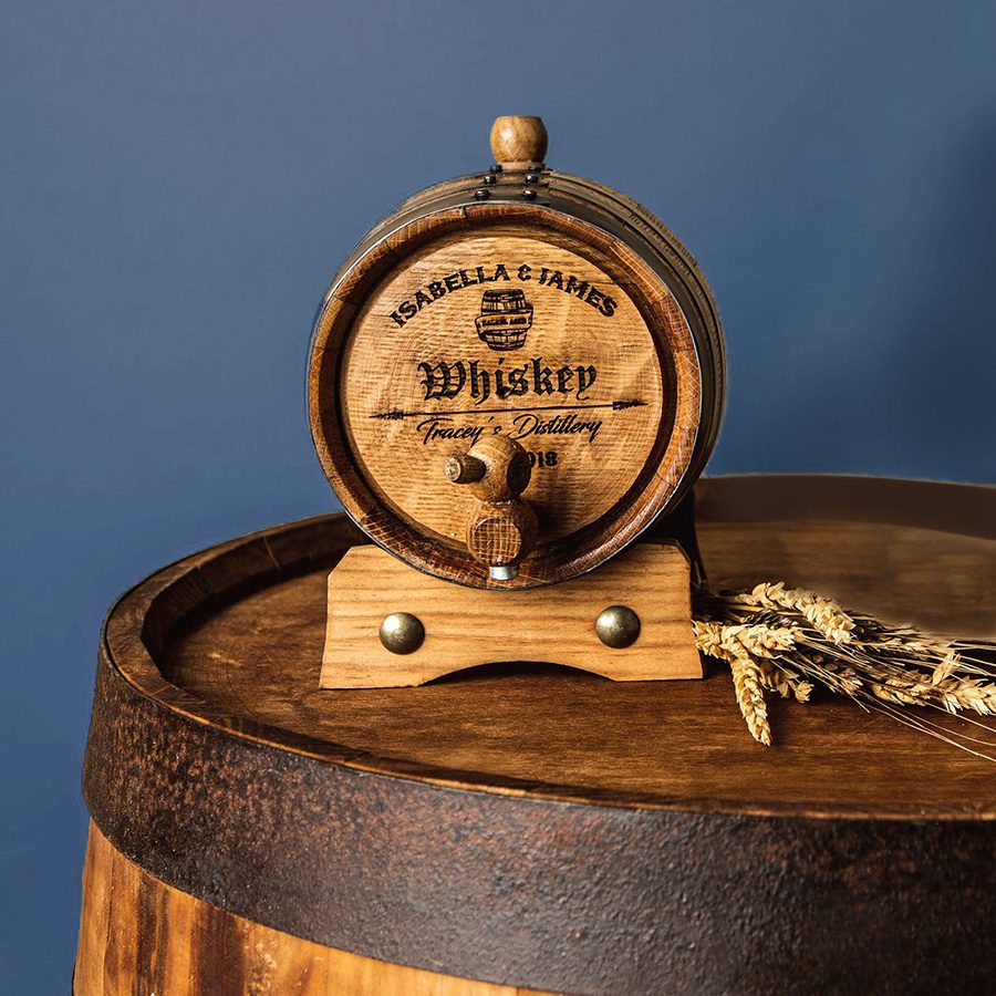 Barrel Design Personalized Whiskey Aging Barrel