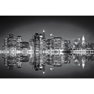 New York Cityscape Black & White Acrylic Print