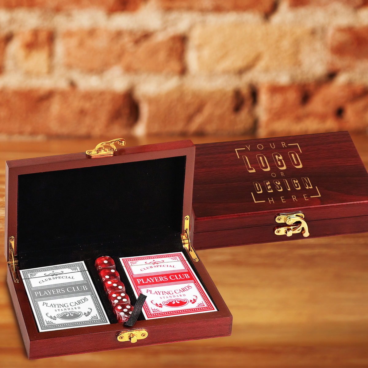 Personalized Card and Dice Set
