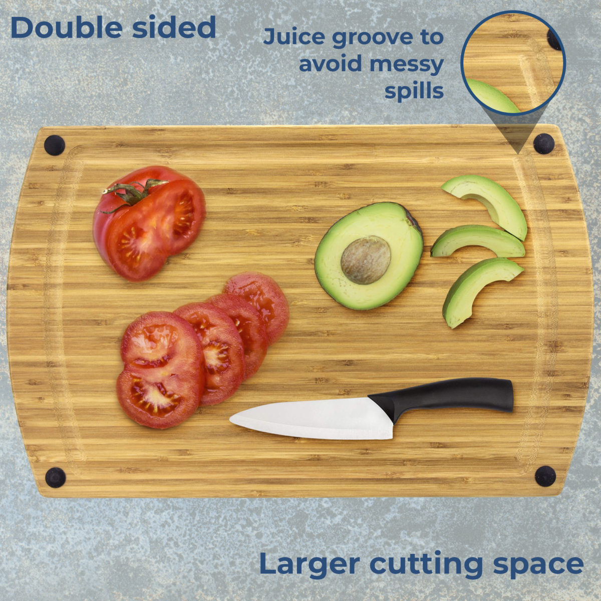 Personalized Laurel Couple Dishwasher Safe Bamboo Carving Board - Image 4