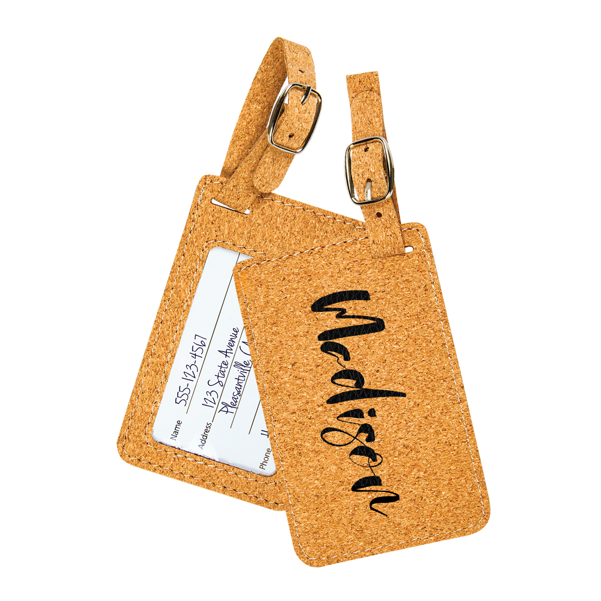 Personalized Leatherette Luggage Tag - Image 11