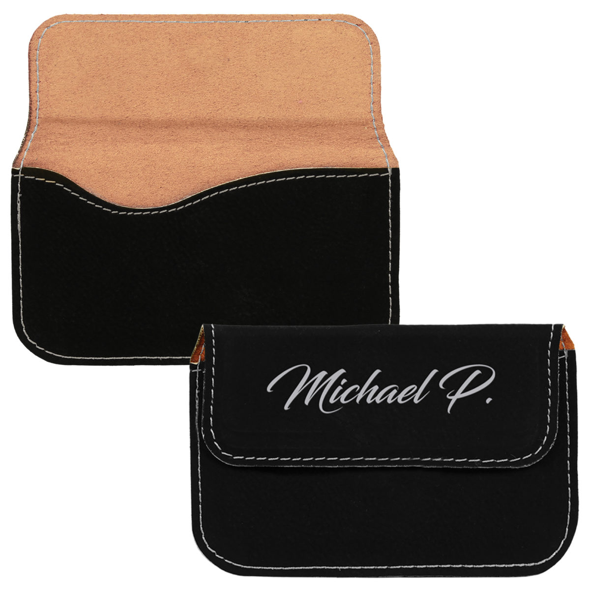 Personalized Leatherette Card Holder - Image 10
