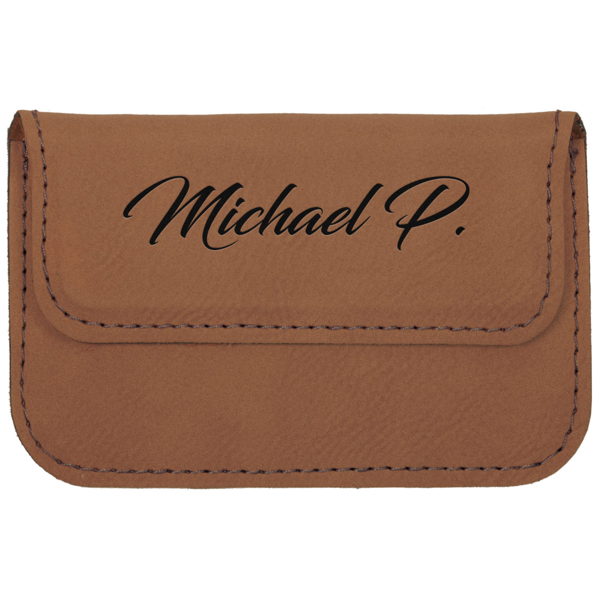 Personalized Leatherette Card Holder - Image 9