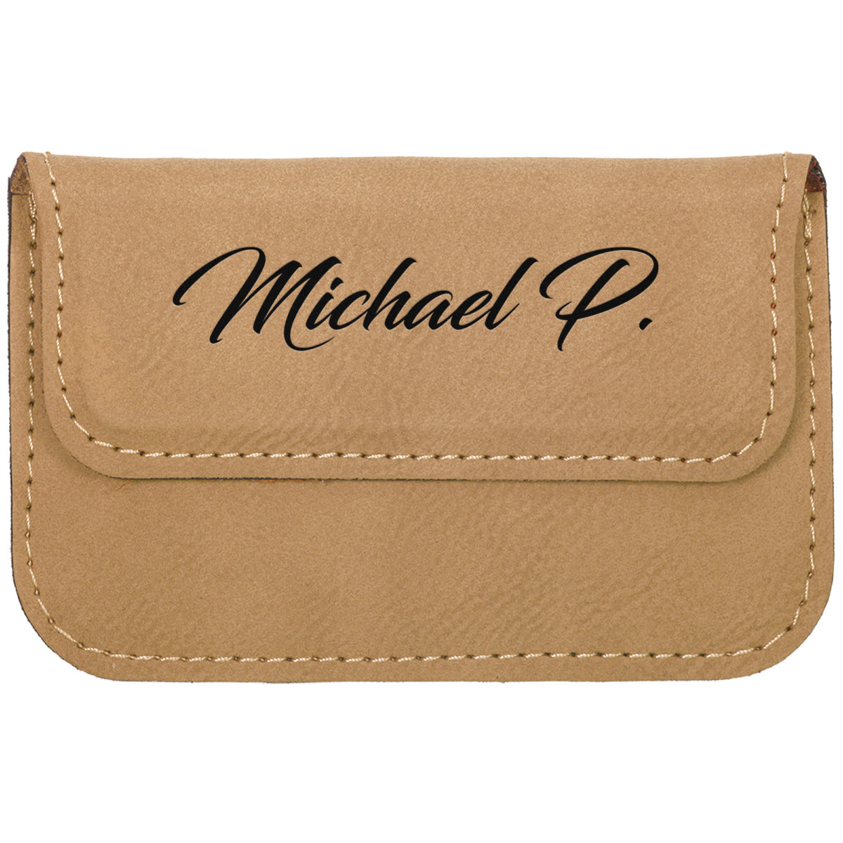 Personalized Leatherette Card Holder - Image 7
