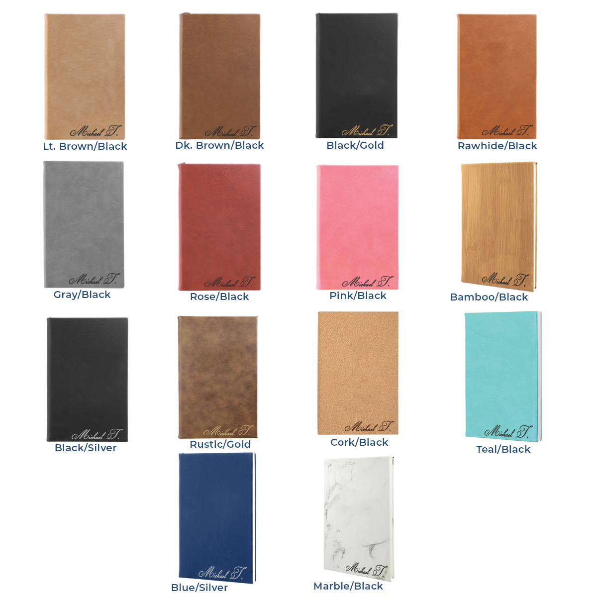 faux leather leatherette journal