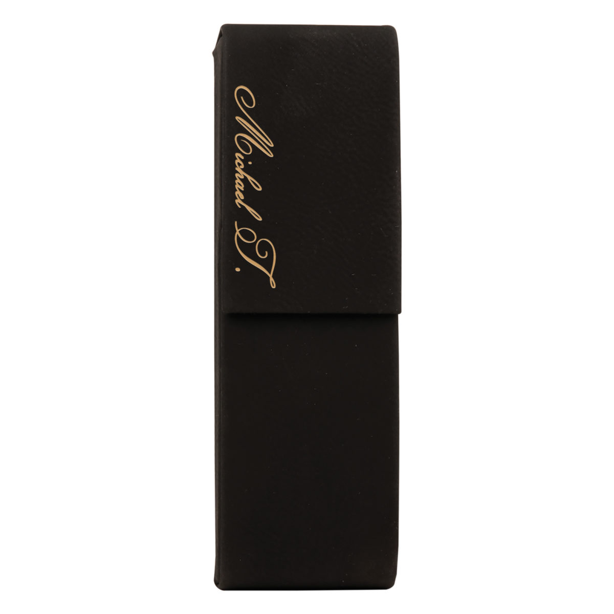 Personalized Leatherette Double Pen Case - Image 4