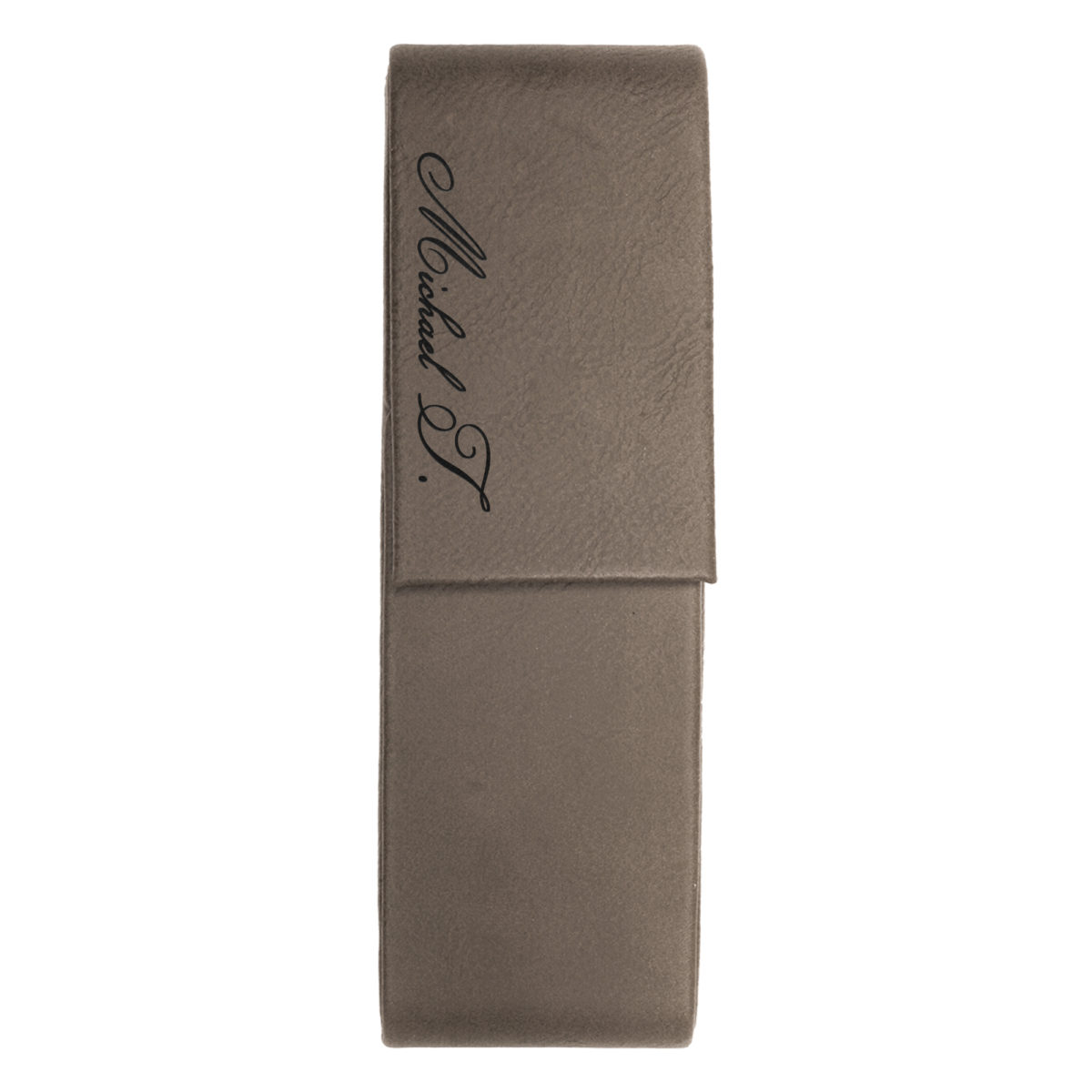 Personalized Leatherette Double Pen Case - Image 6