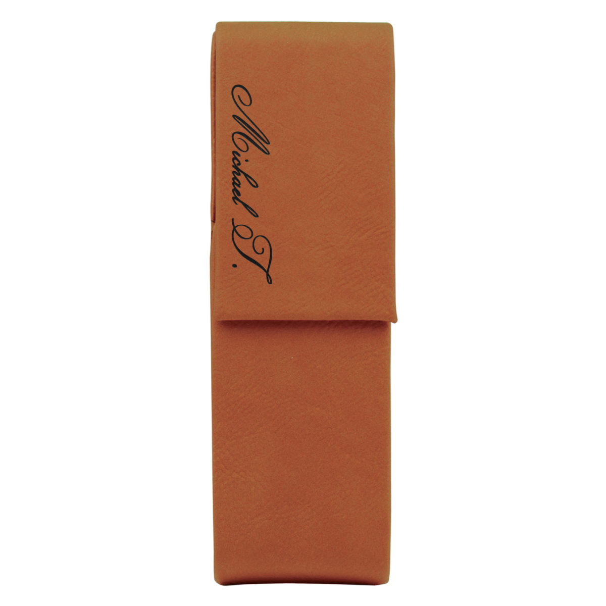 Personalized Leatherette Double Pen Case - Image 8