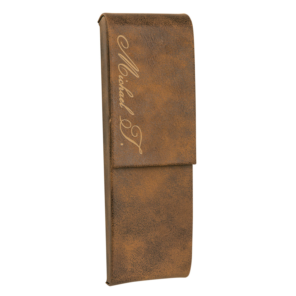 Personalized Leatherette Double Pen Case - Image 9