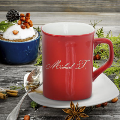 Personalized Rounded Corner Ceramic Mug