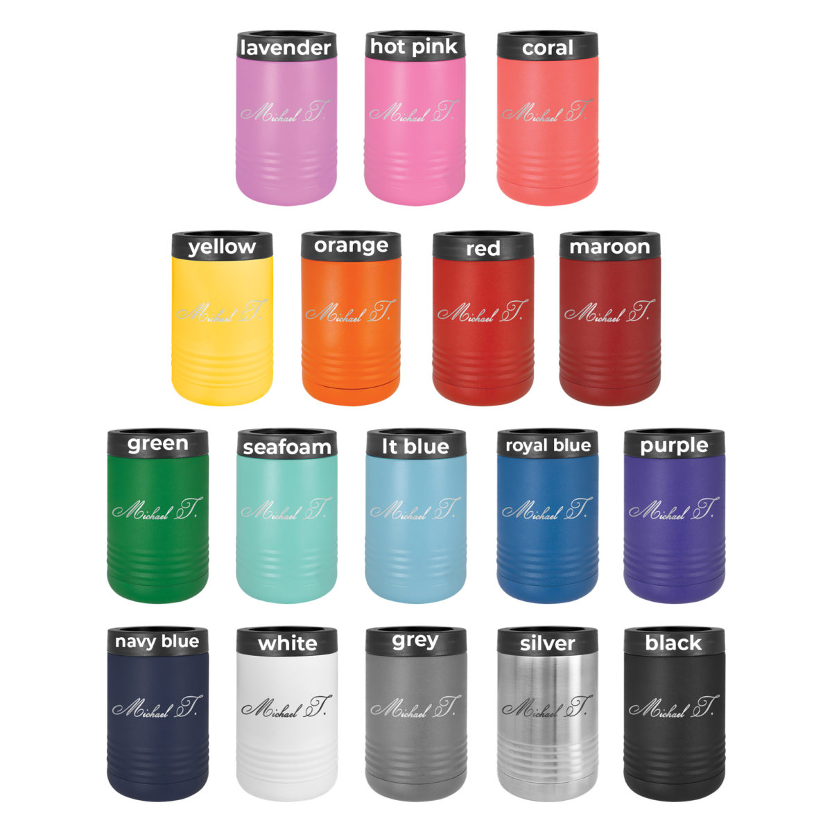 Personalized Stainless Steel Beverage Holder - Image 16