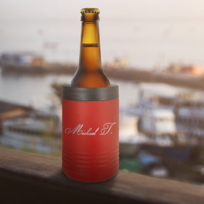 Personalized Stainless Steel Beverage Holder