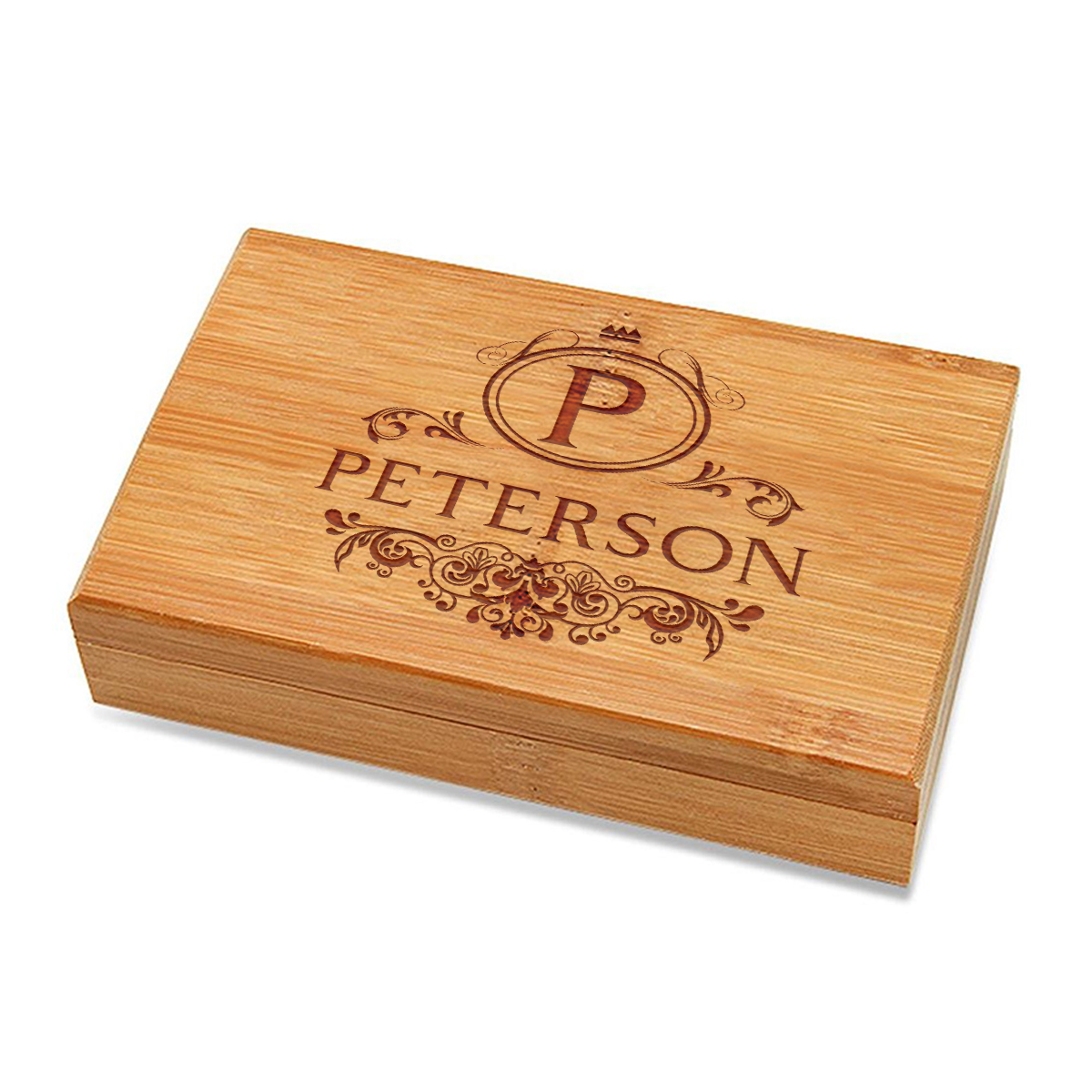 Personalized Hermes Bamboo 2 Piece Wine Tool Set - Image 4