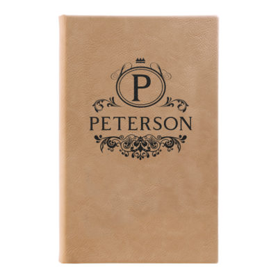 faux leather leatherette journal