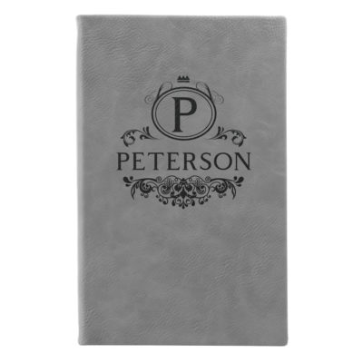 faux leather leatherette journal