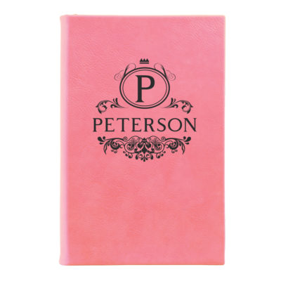 faux leather leatherette journal