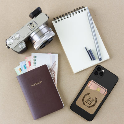 Personalized Horace Leatherette Phone Wallet