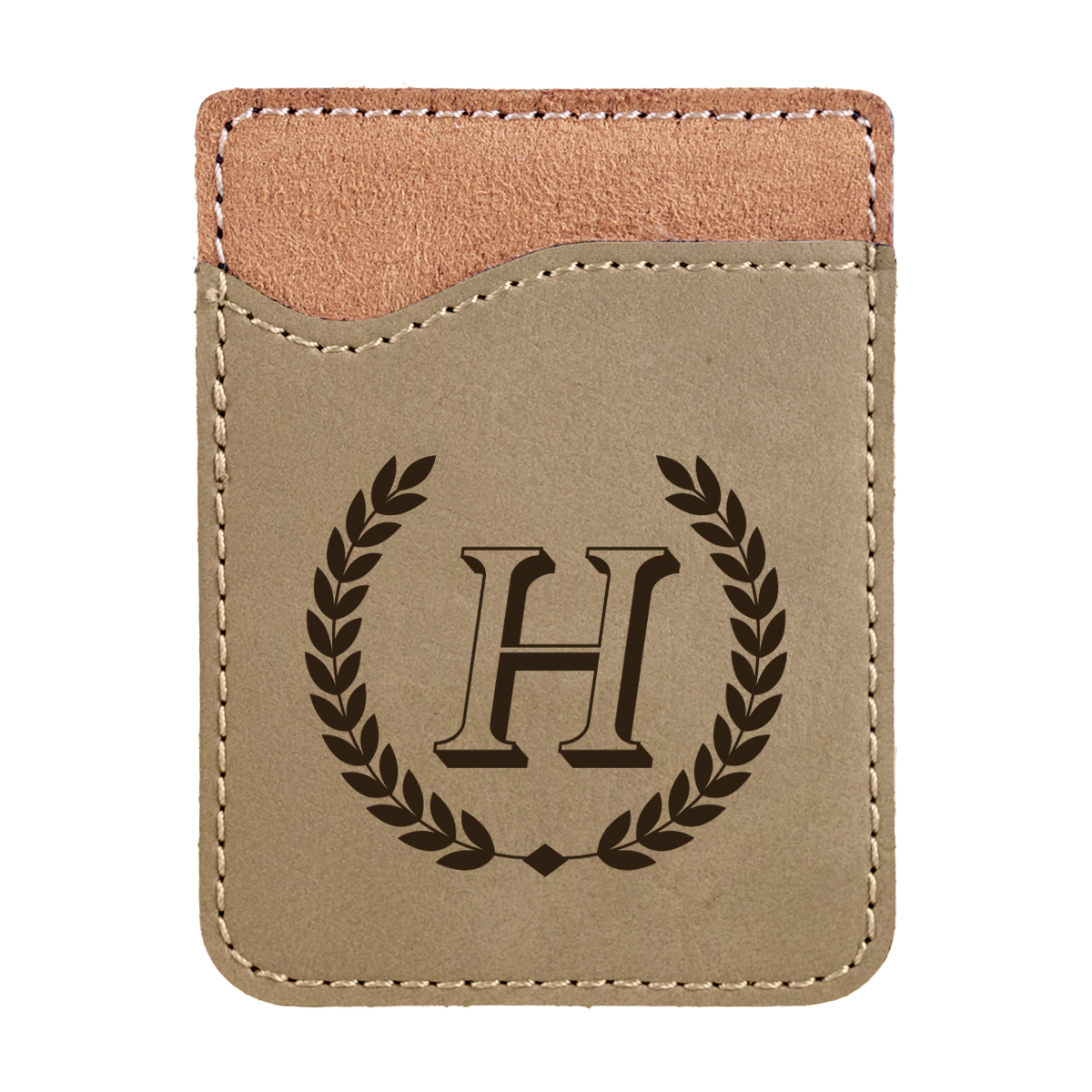 faux leather phone wallet