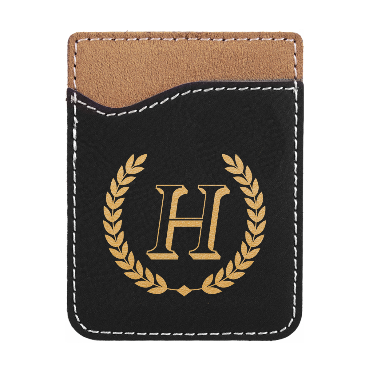 faux leather phone wallet