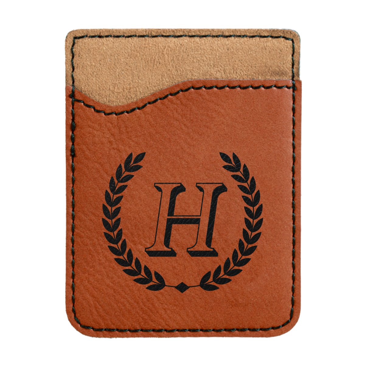 faux leather phone wallet