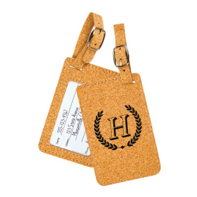 Personalized Horace Leatherette Luggage Tag