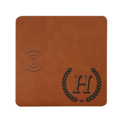 Personalized Leatherette Wireless Charging Pad