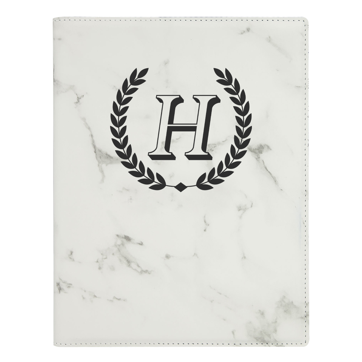 faux leather portfolio with notepad