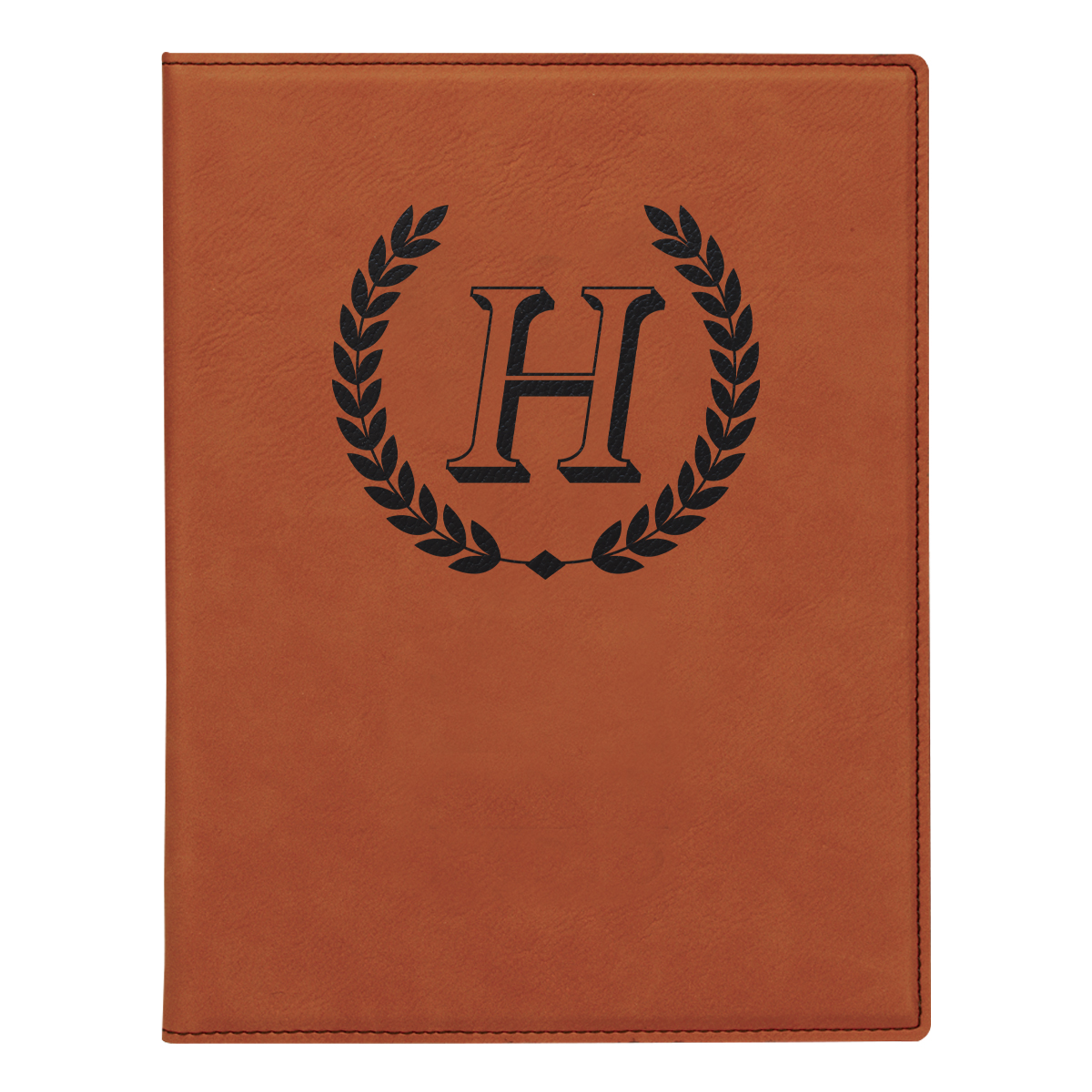 faux leather portfolio with notepad