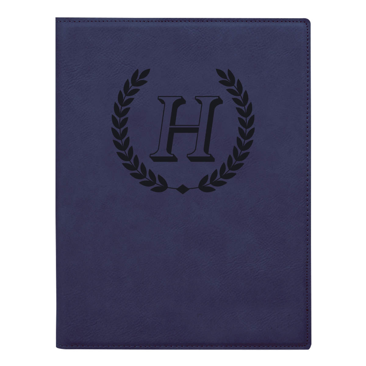 faux leather portfolio with notepad