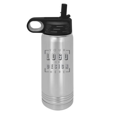 Personalized 20 oz. Stainless Steel Bottle with Sports Cap