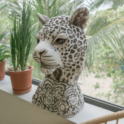 Handcasted Jaguar Bust