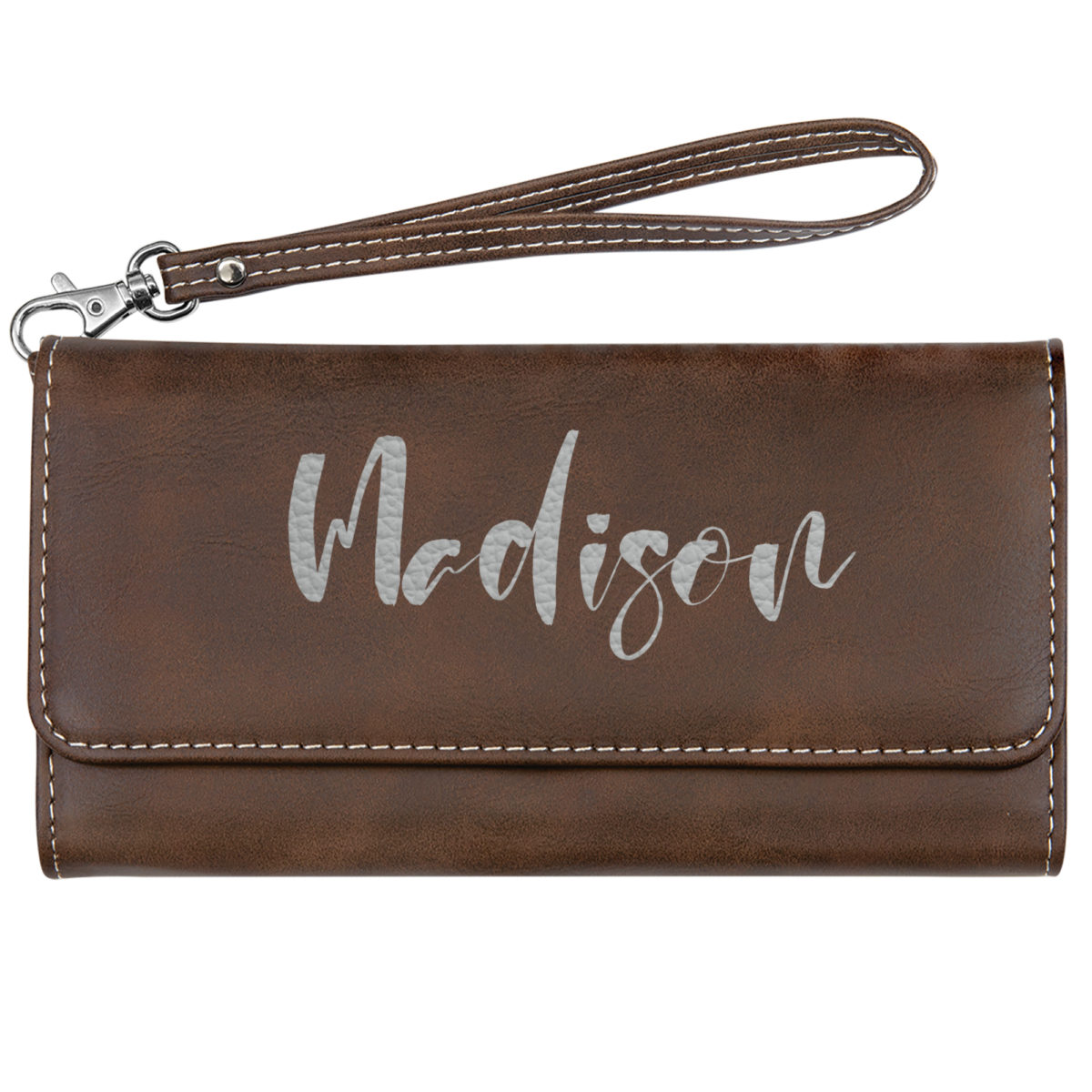 Personalized Vegan Trifold Clutch - Image 11