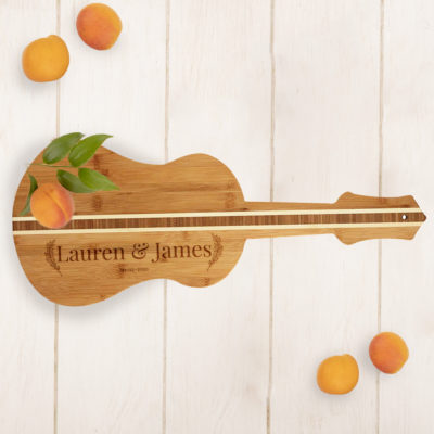 Personalized Bamboo Ukelele Serving Board