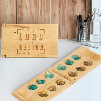 Personalized Mancala Game Gift Set