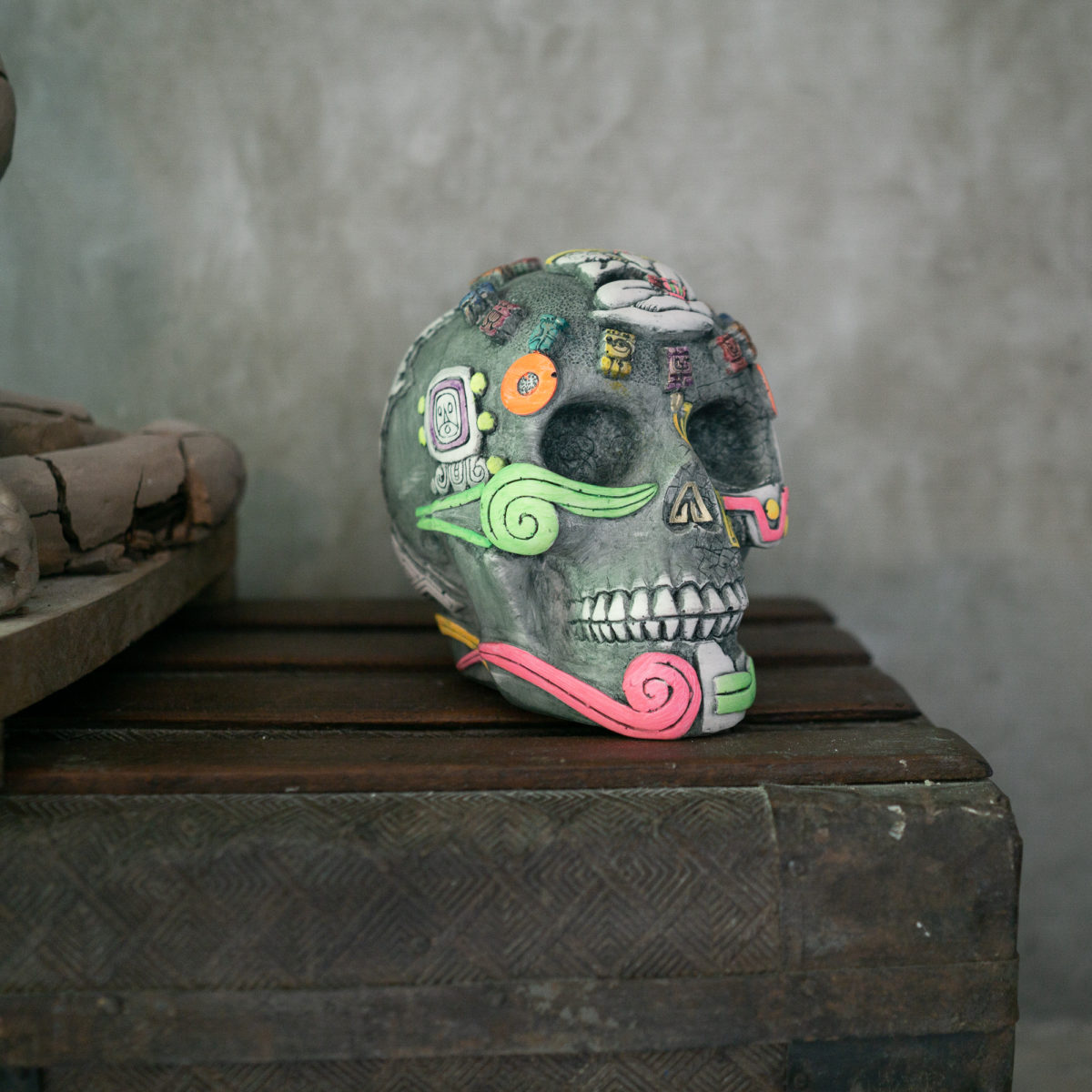 Mayan Calendar Skull