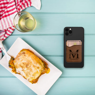 Personalized Miller Leatherette Phone Wallet